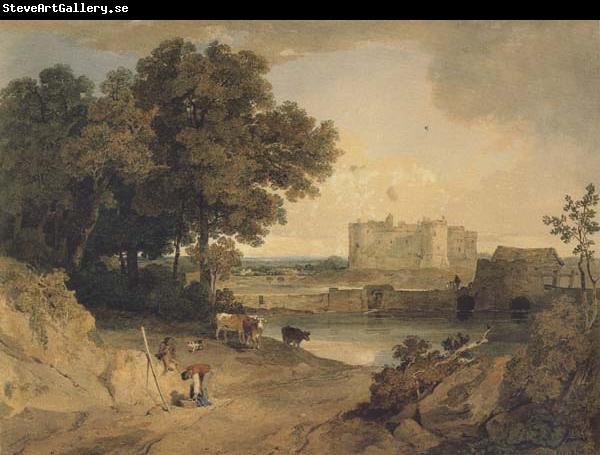 William Havell Carew Castle,Near Pembroke (mk47)